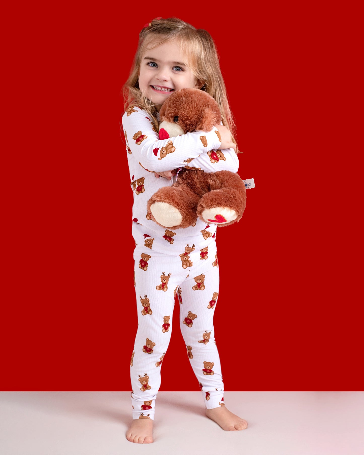 Christmas Bears Ribbed Two piece