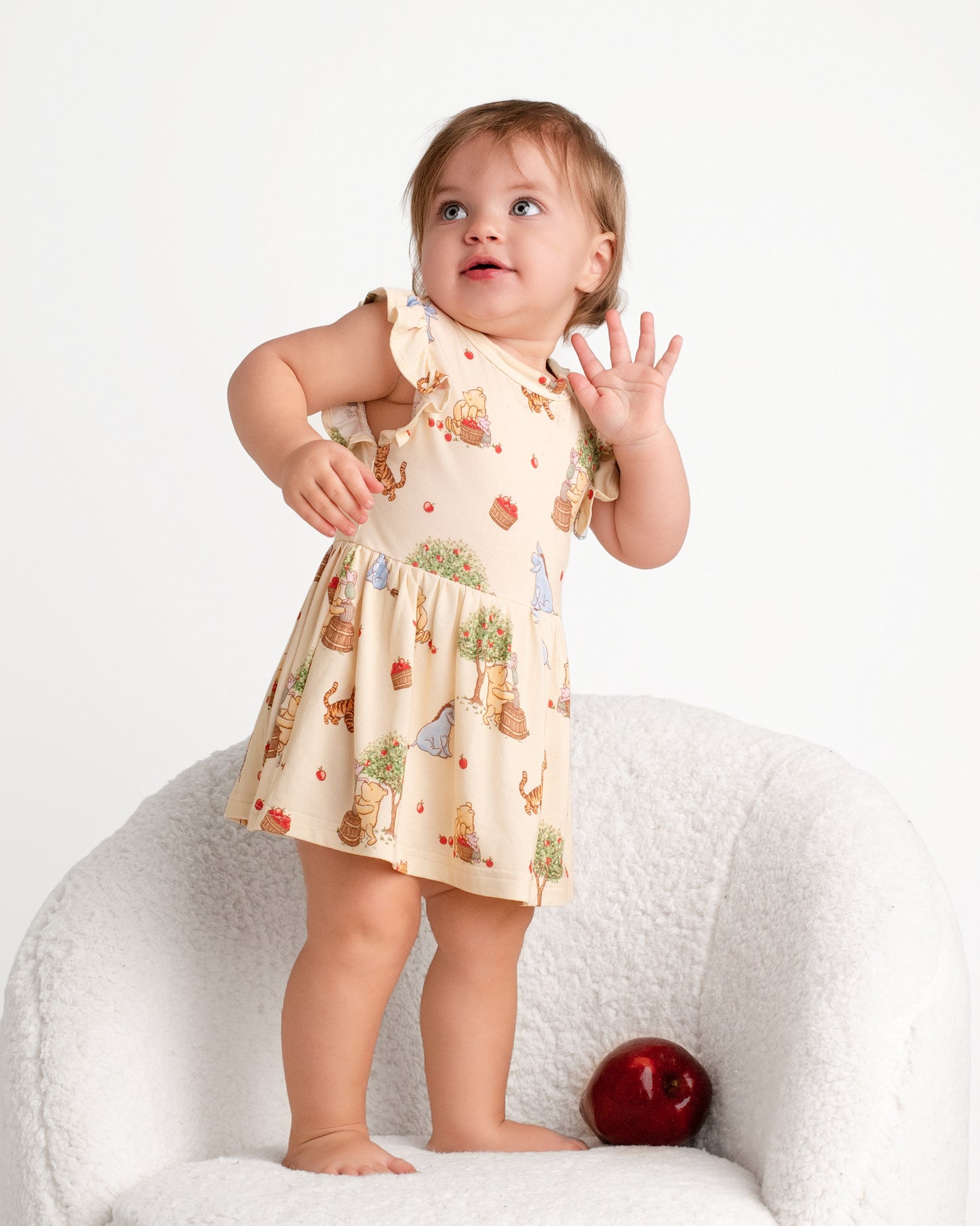Orchard Friends Twirl Dress with bodysuit