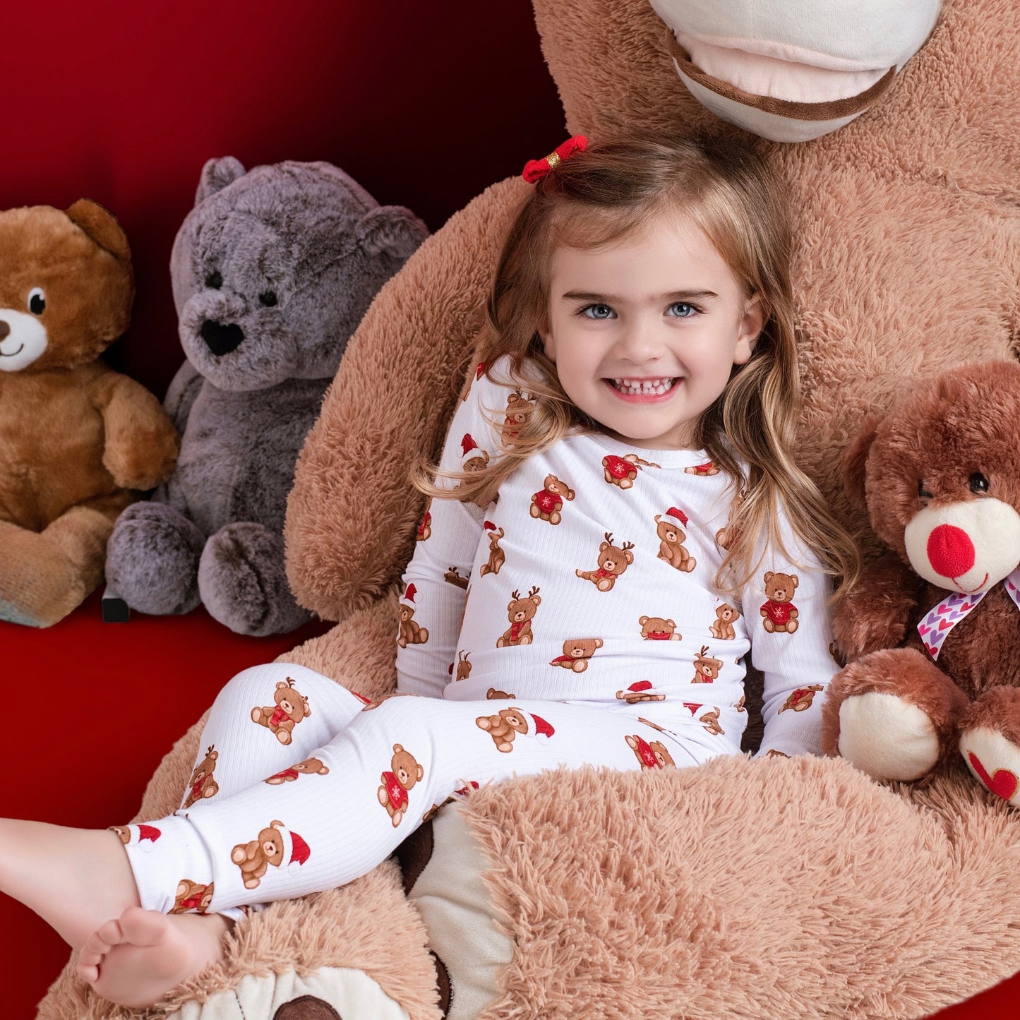Christmas Bears Ribbed Two piece