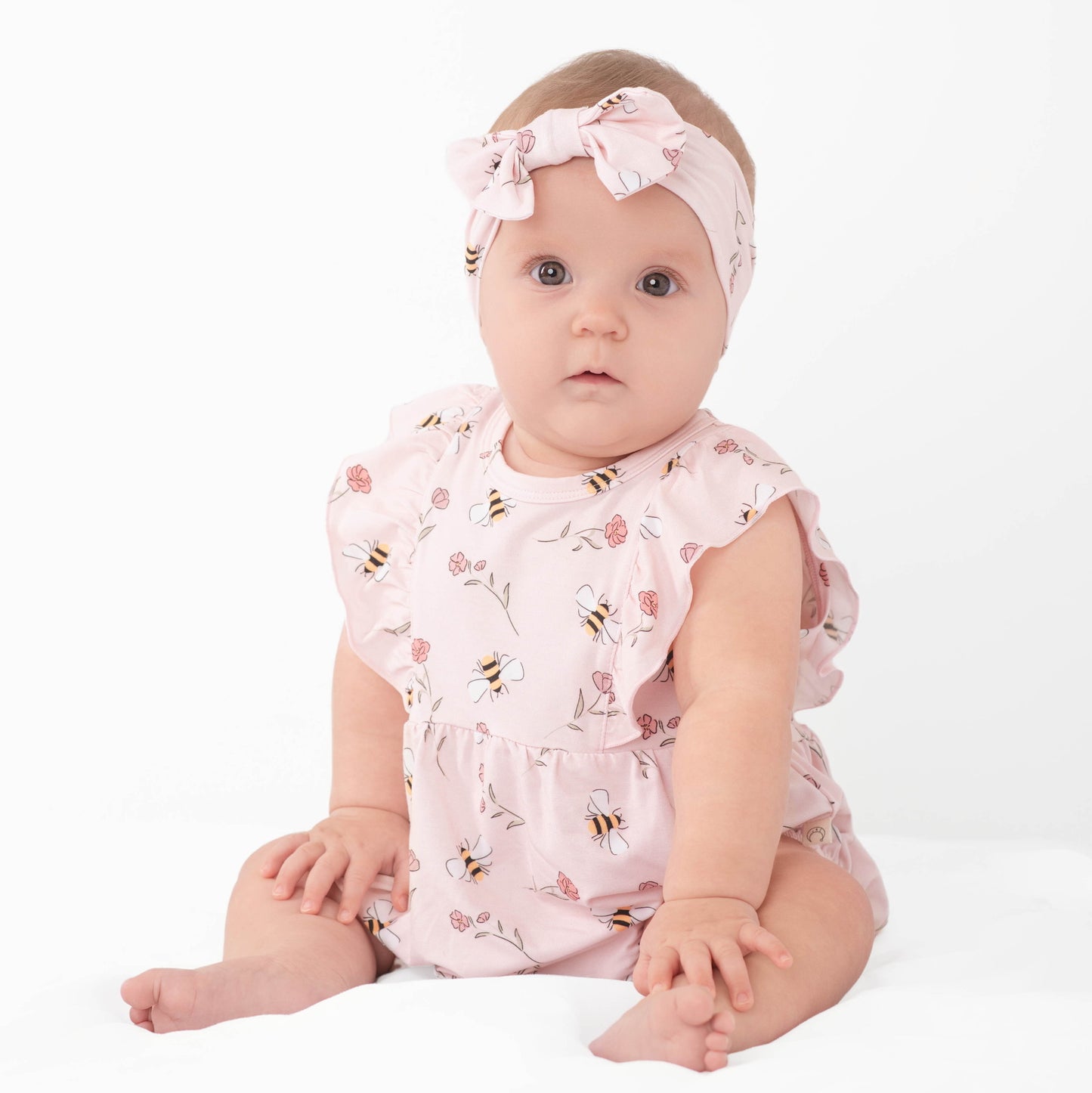 Blooming Bee Bubble Romper
