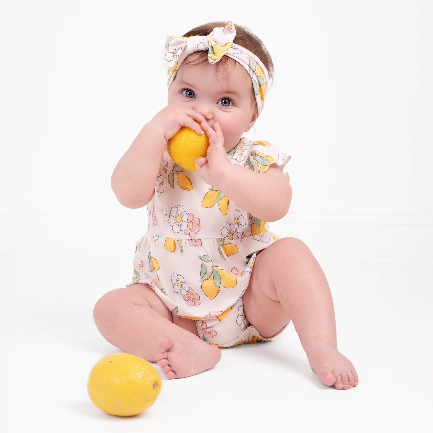Lemon Bubble Romper