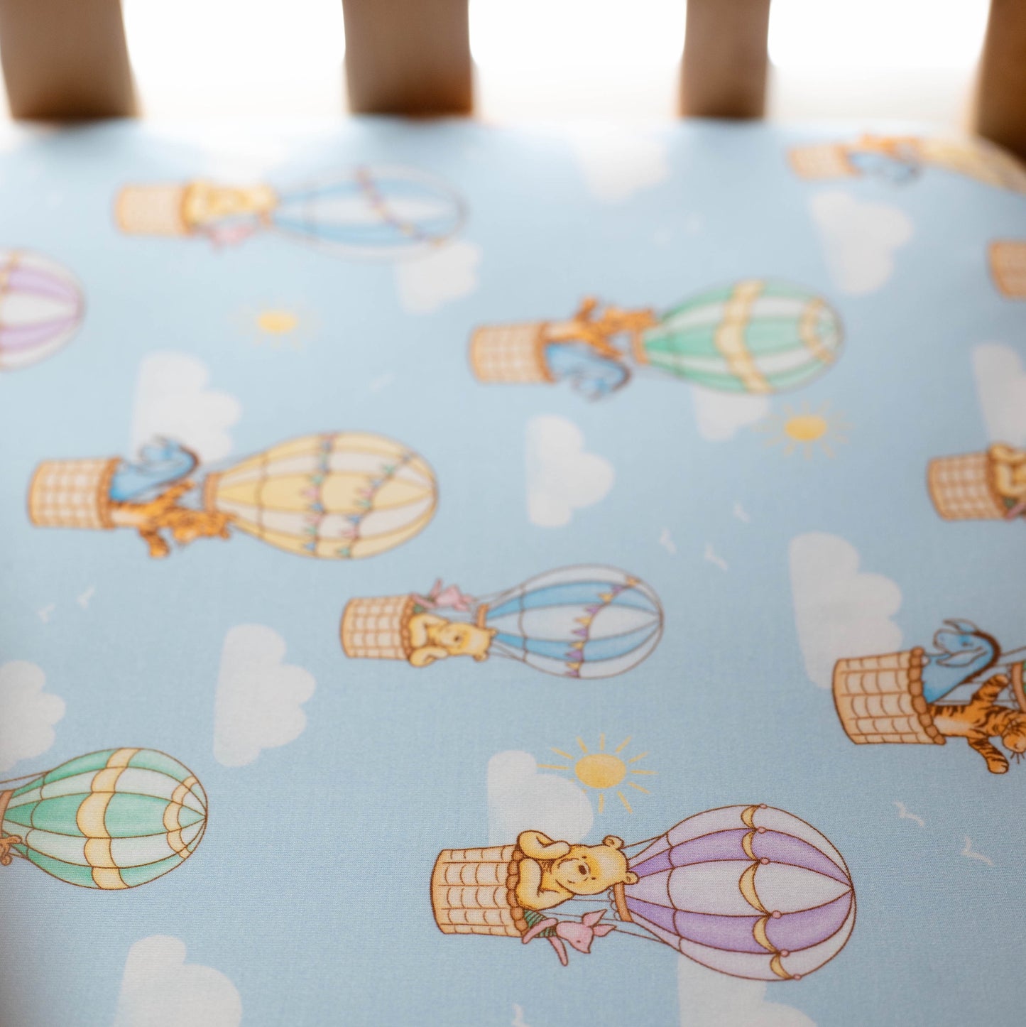 Bear In The Air Fitted Crib Sheet