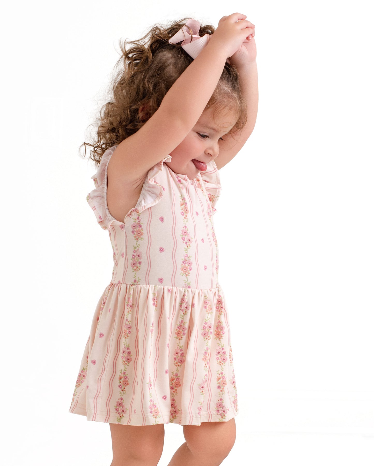 Della Twirl Dress with bodysuit