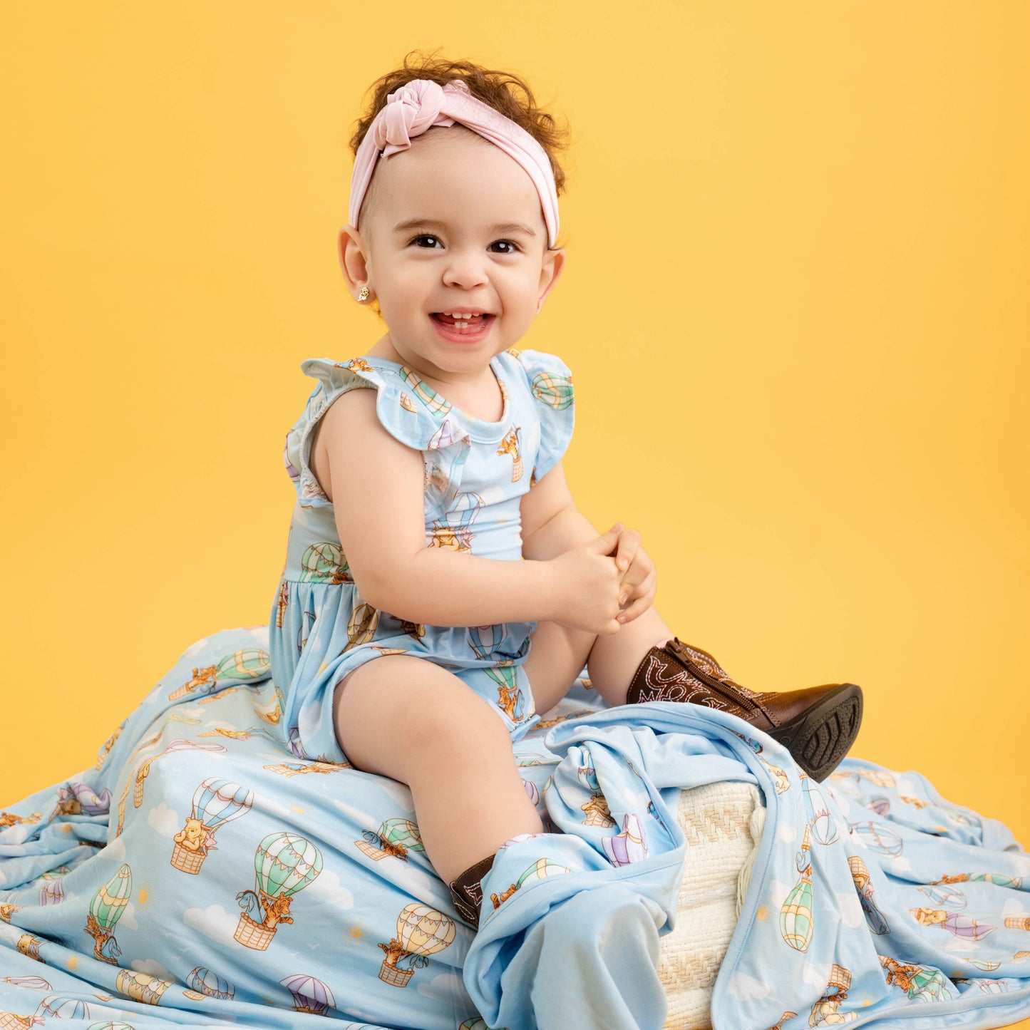 Bear In The Air Twirl Dress with bodysuit