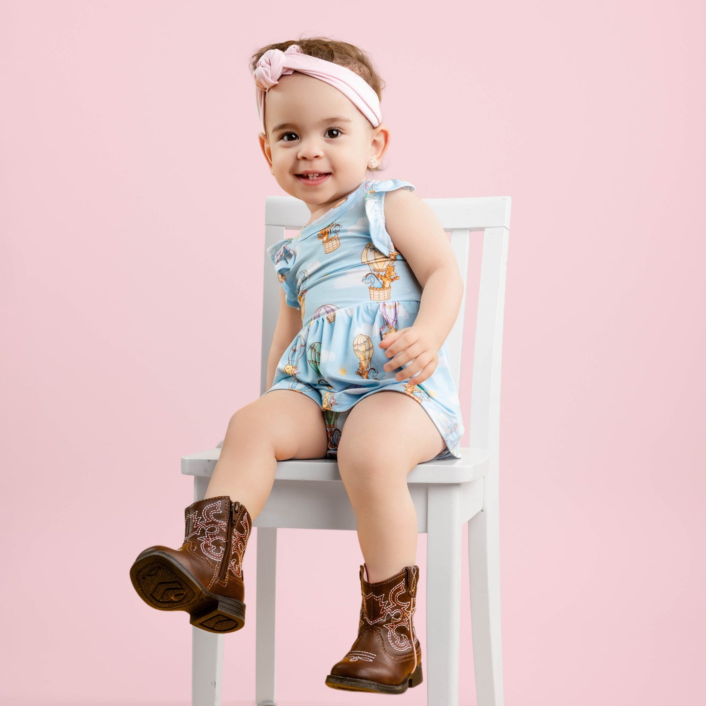 Bear In The Air Twirl Dress with bodysuit
