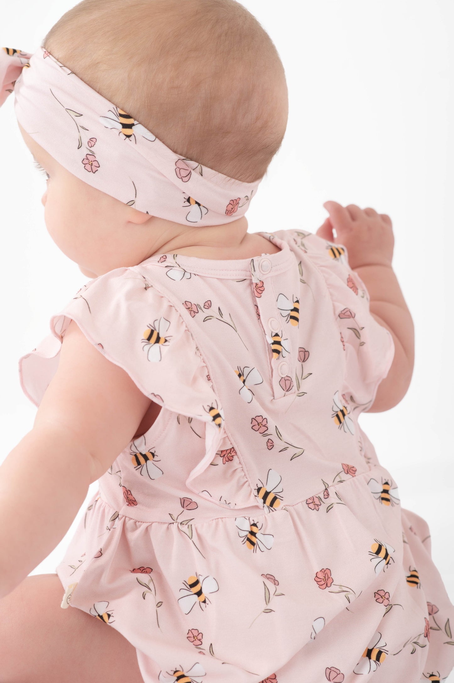 Blooming Bee Bubble Romper