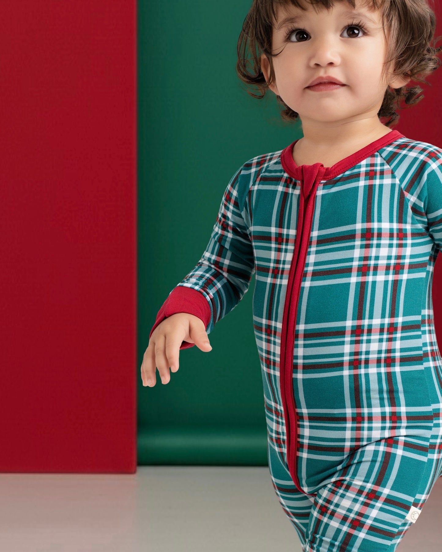 Classic Christmas Zip Romper