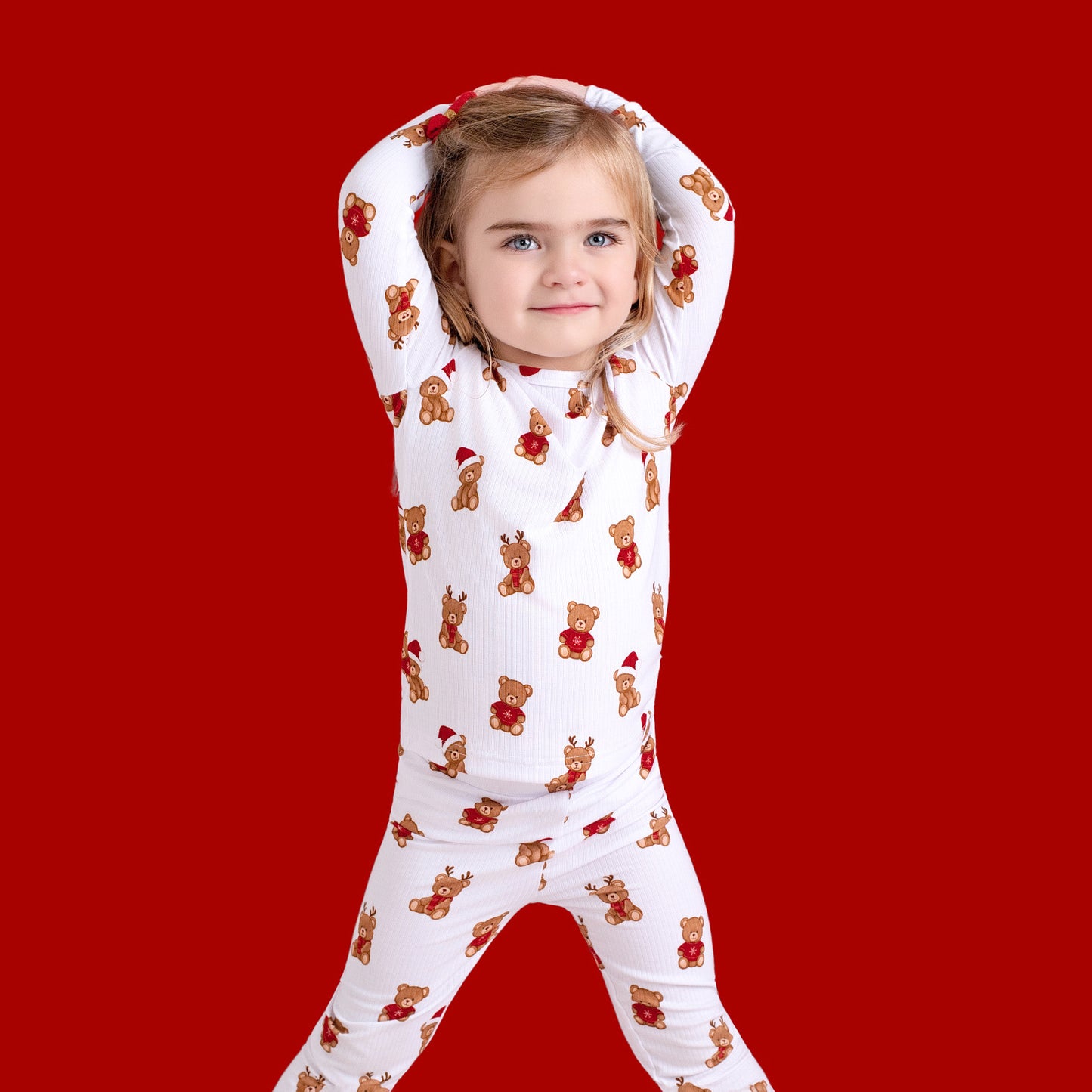 Christmas Bears Ribbed Two piece
