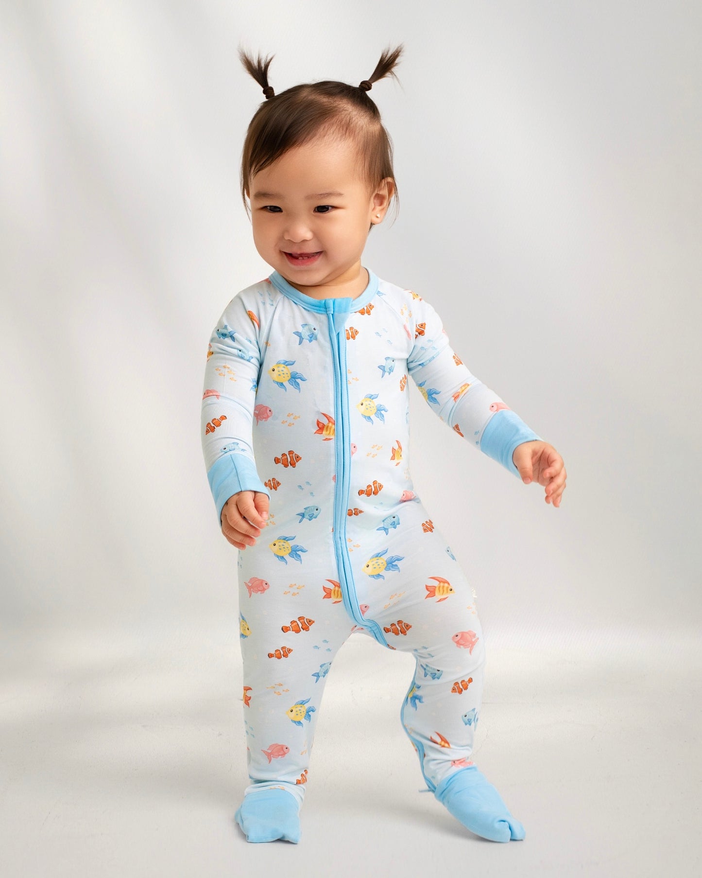 Bubblefin Zip Romper