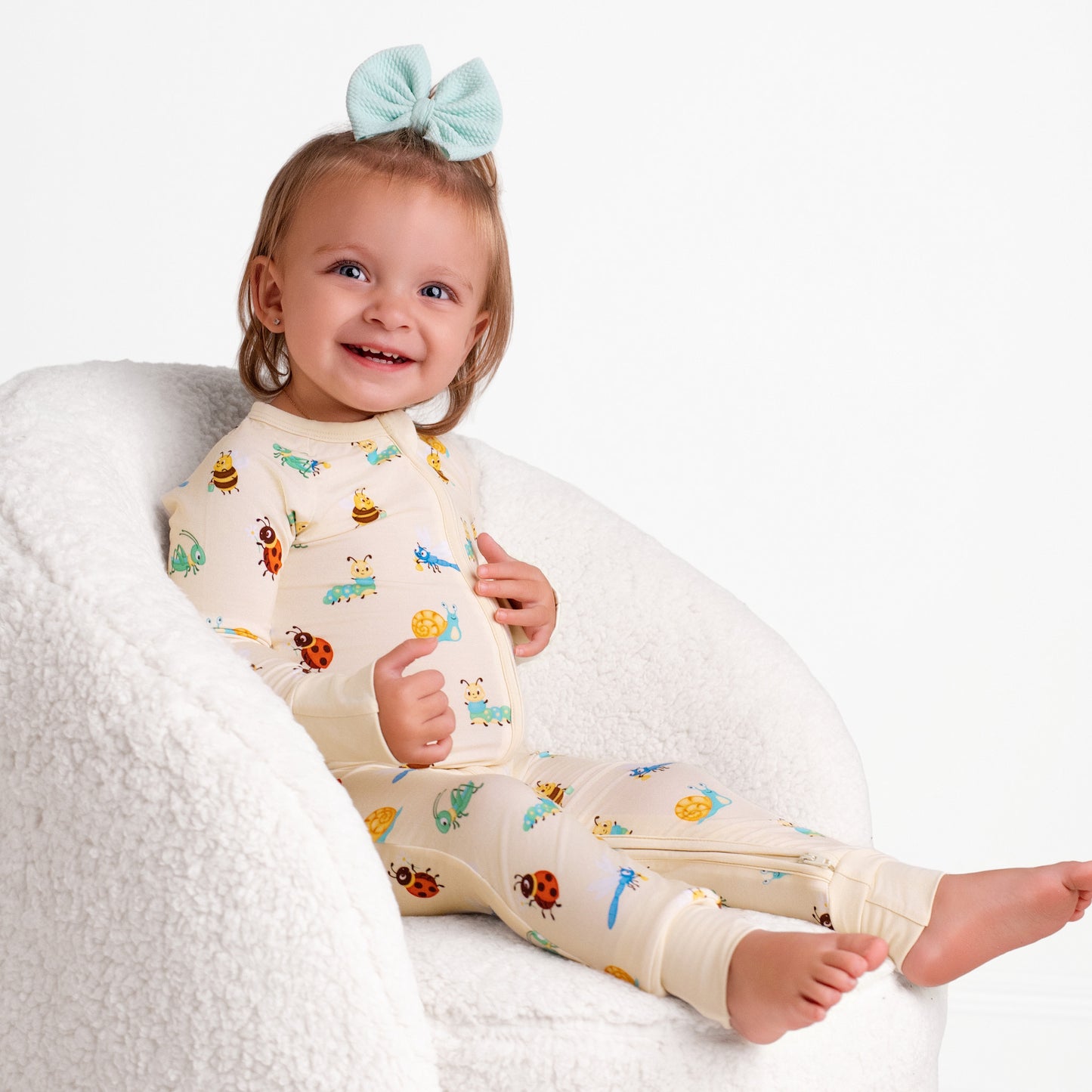 Busy Bugs Zip Romper