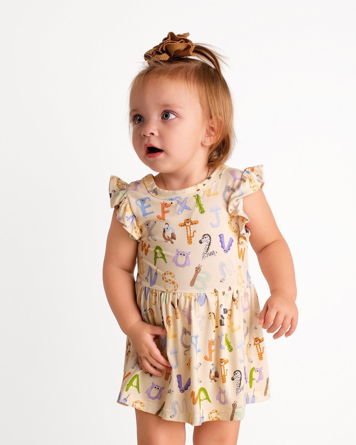 ABC Twirl Dress with bodysuit