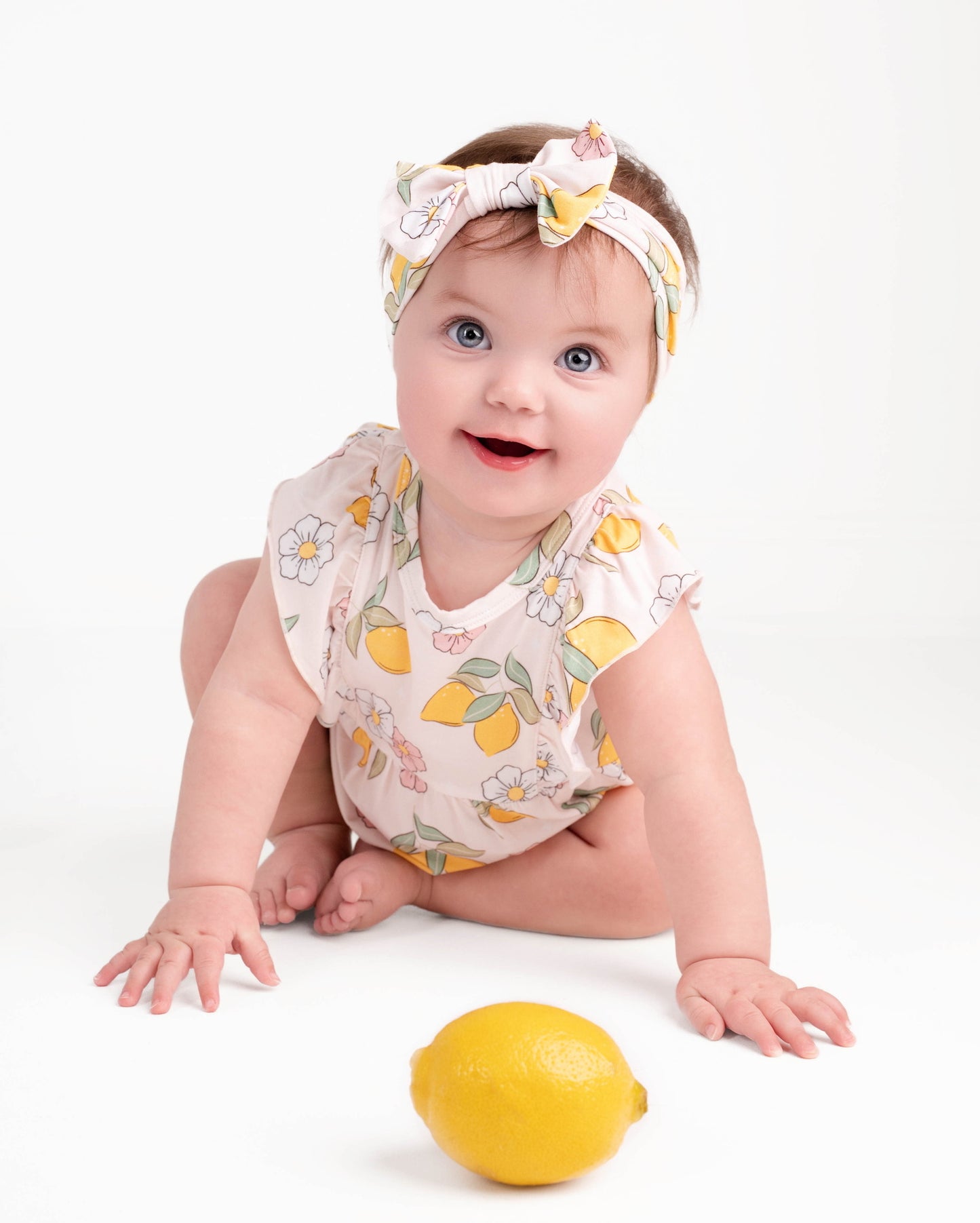 Lemon Bubble Romper
