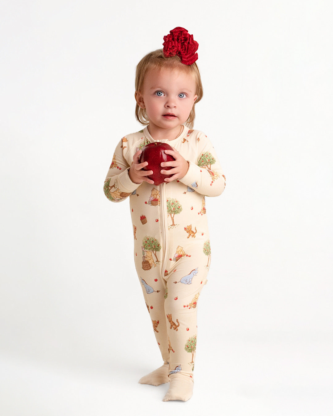 Orchard Friends Zip Romper