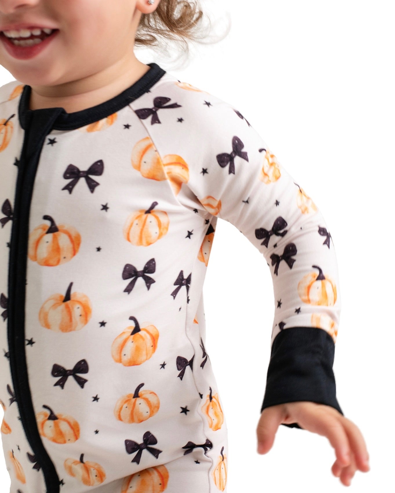 Boo & Bows Zip Romper