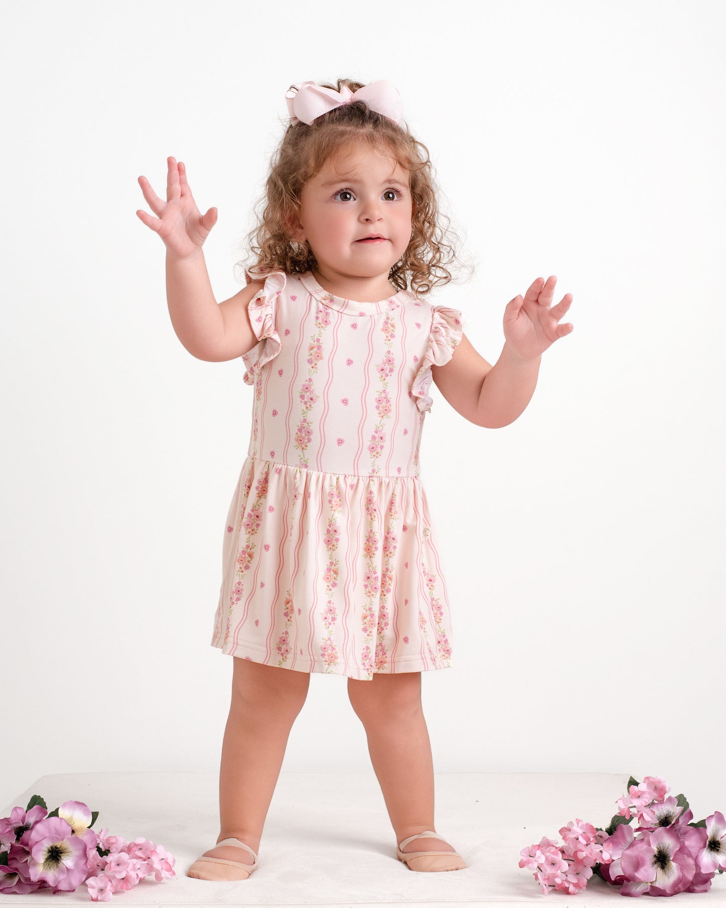 Della Twirl Dress with bodysuit