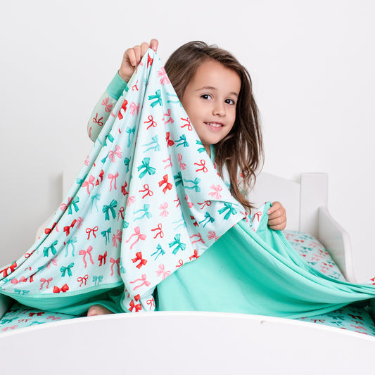 Holiday Bows Blanket