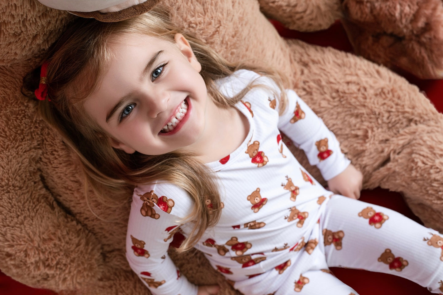 Christmas Bears Ribbed Two piece