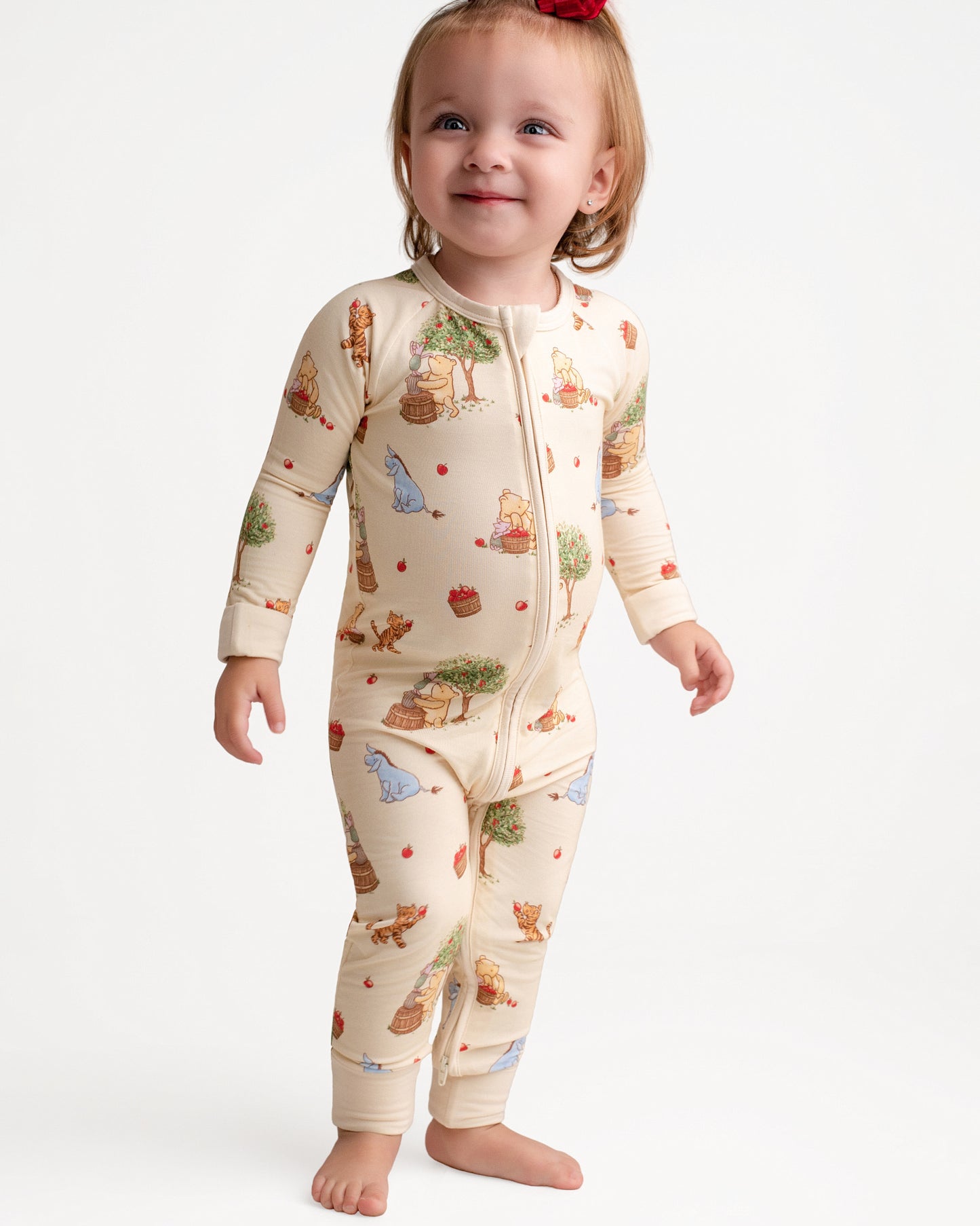 Orchard Friends Zip Romper