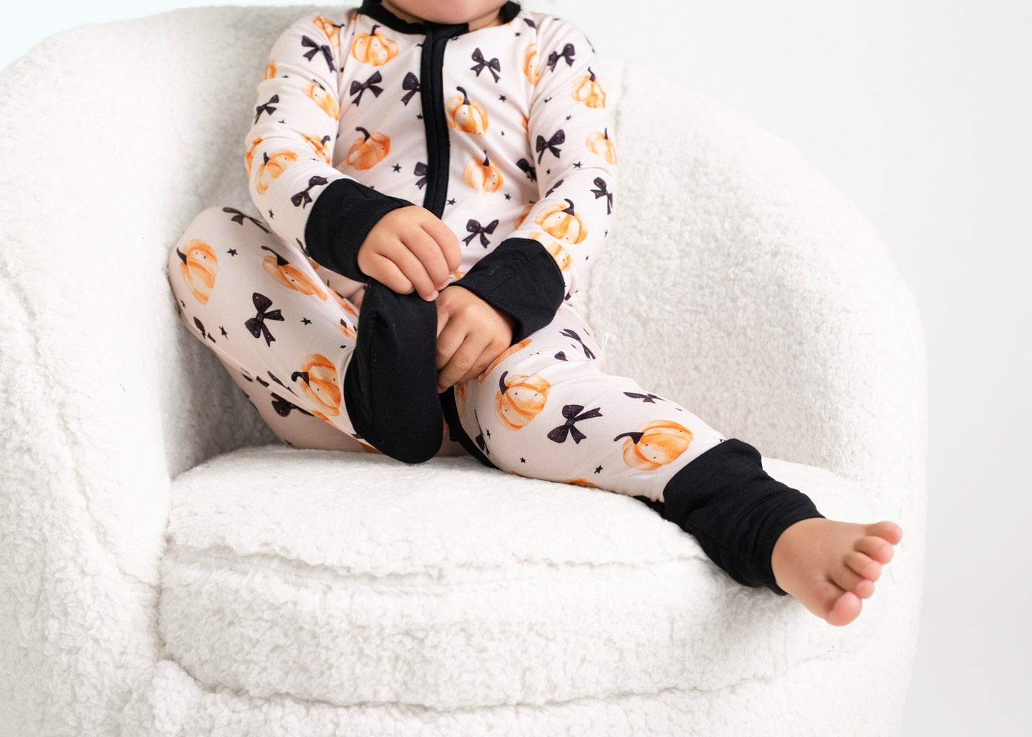 Boo & Bows Zip Romper