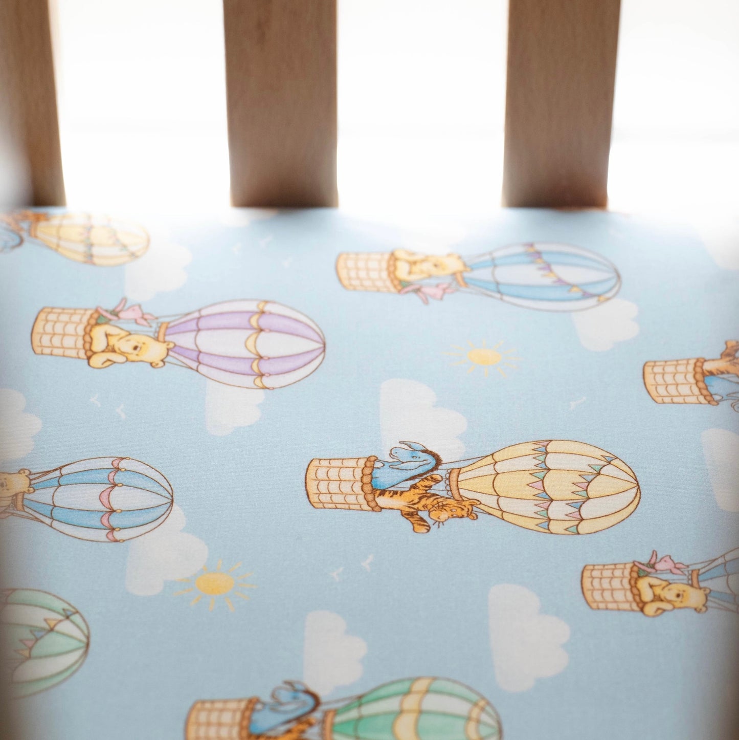 Bear In The Air Fitted Crib Sheet