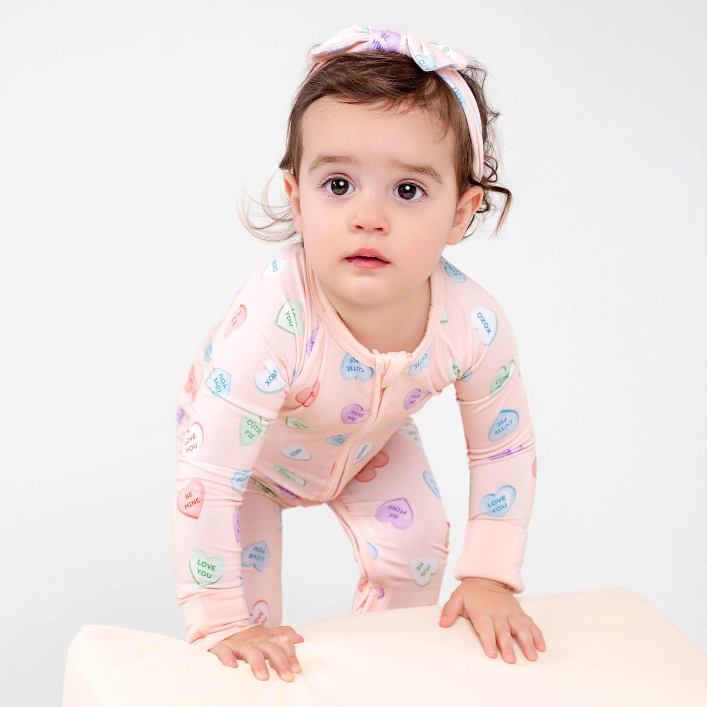 XOXO Apricot Zip Romper