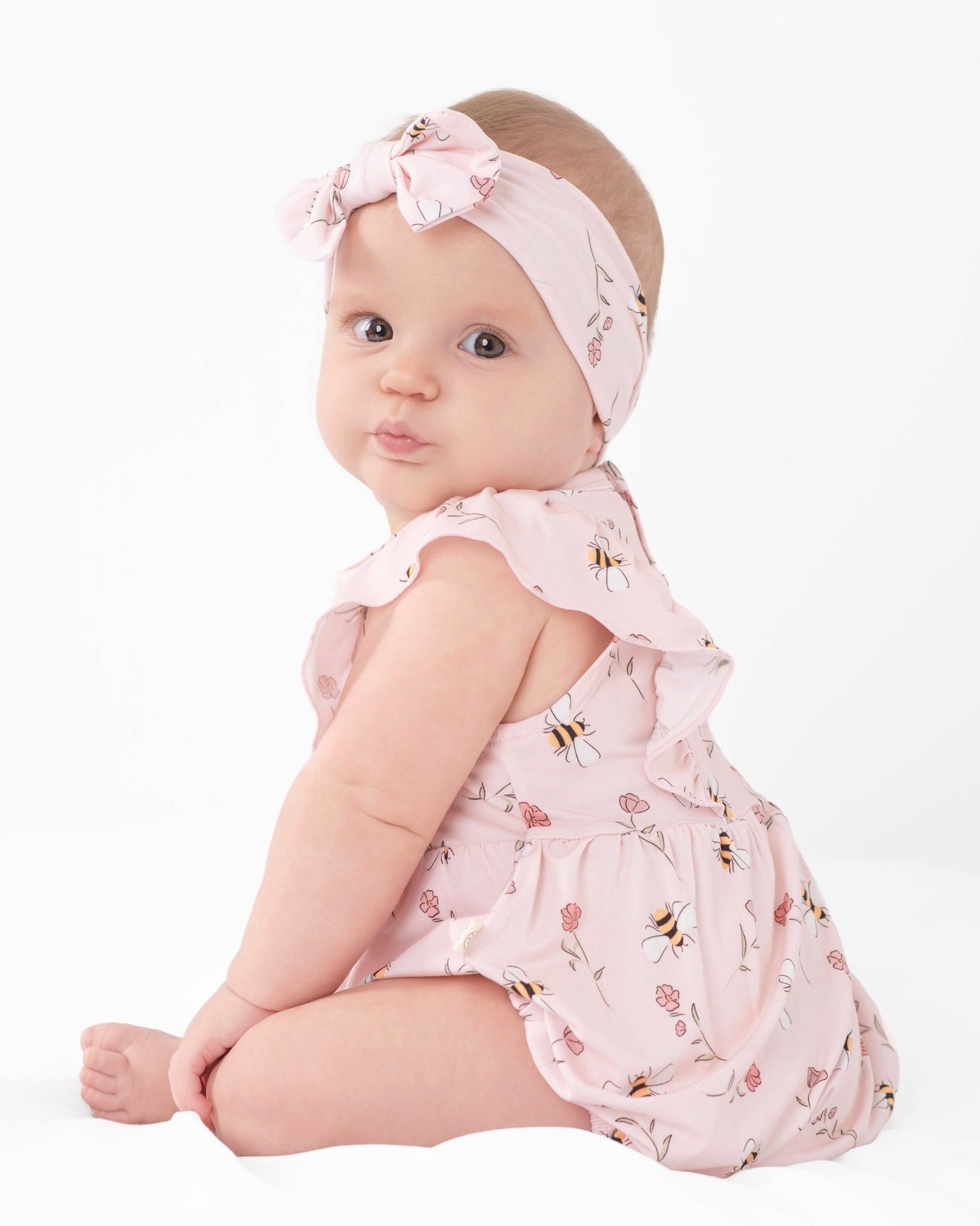 Blooming Bee Bubble Romper