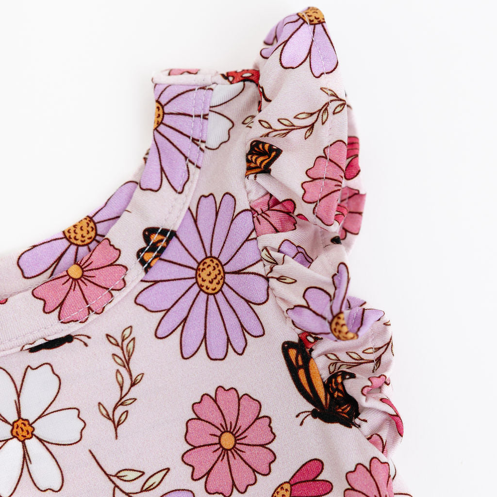 Butterfly Floral Twirl Dress