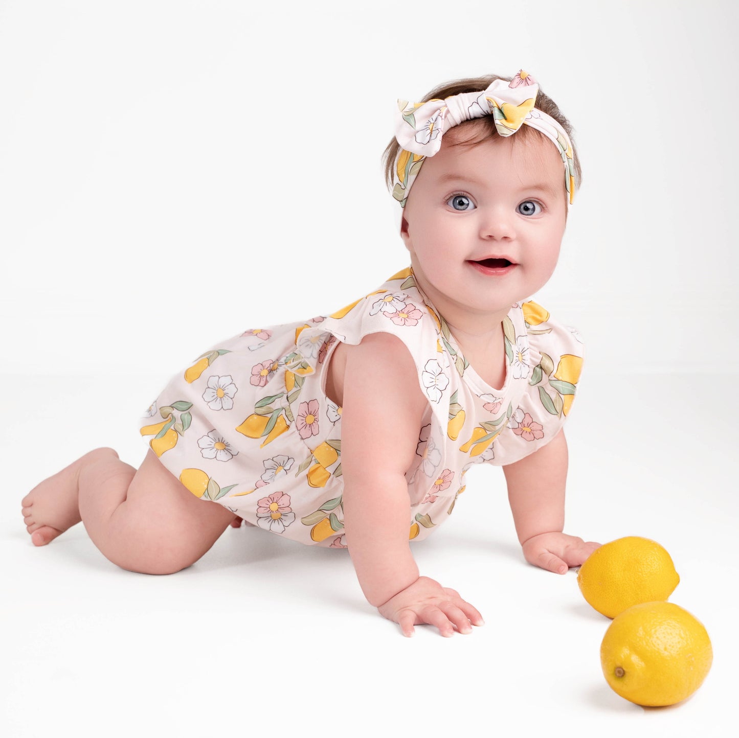Lemon Bubble Romper
