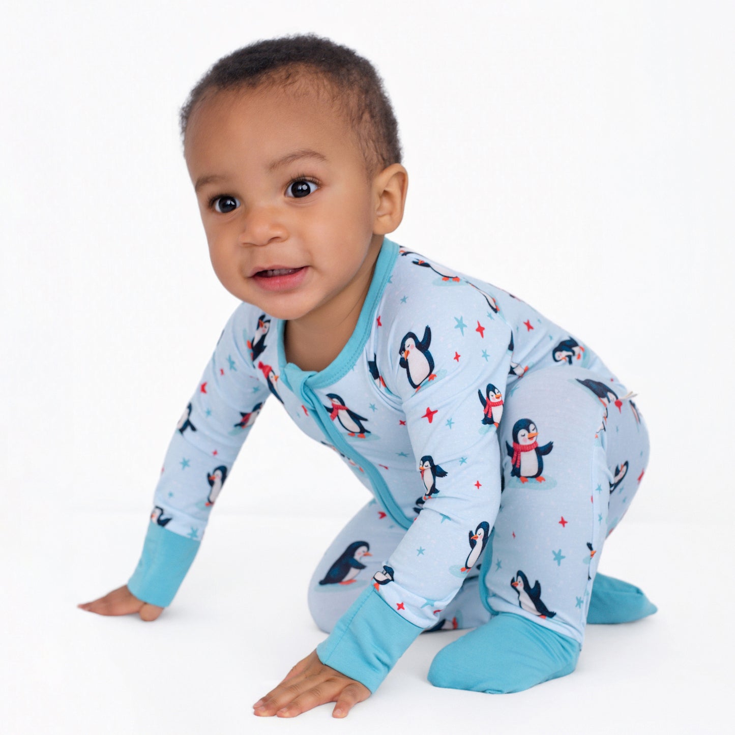 Penguin Pals Zip Romper
