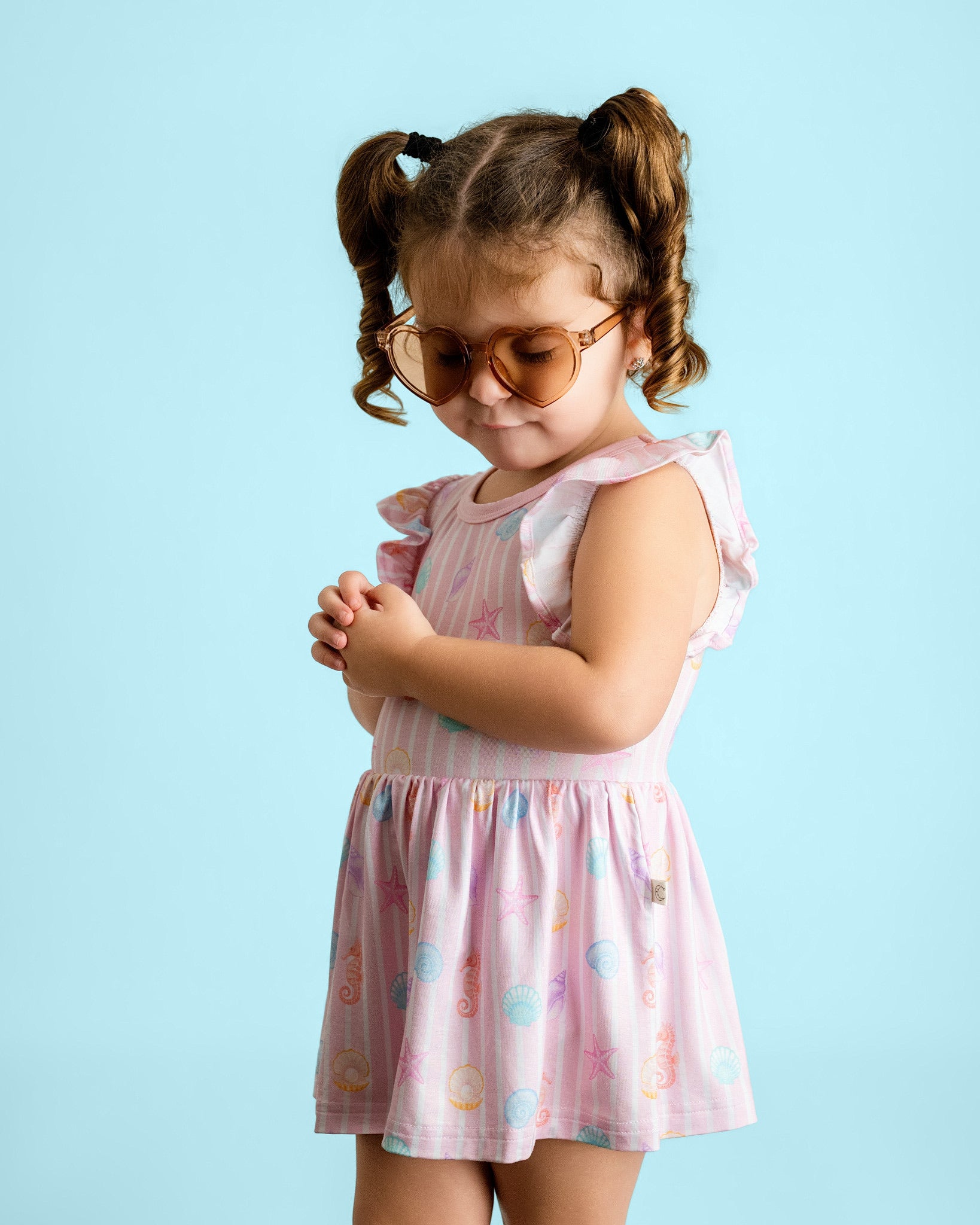 Coastal Dreams Twirl Dress with bodysuit