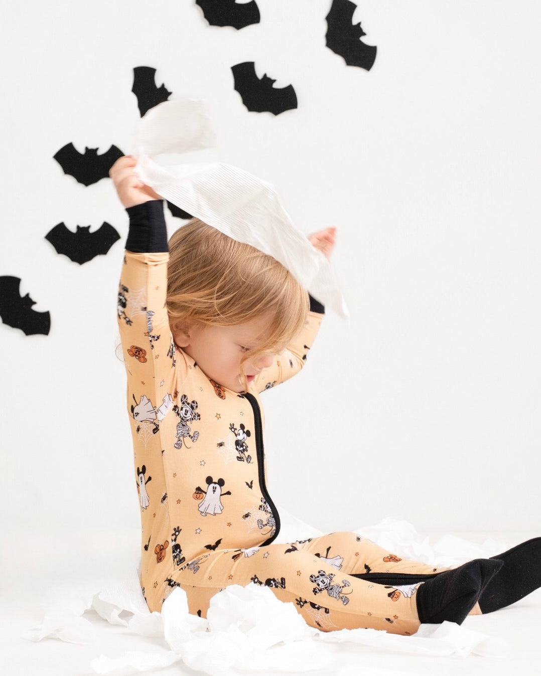 Spooky Mouse Zip Romper - PRE ORDER SHIPS 9/10