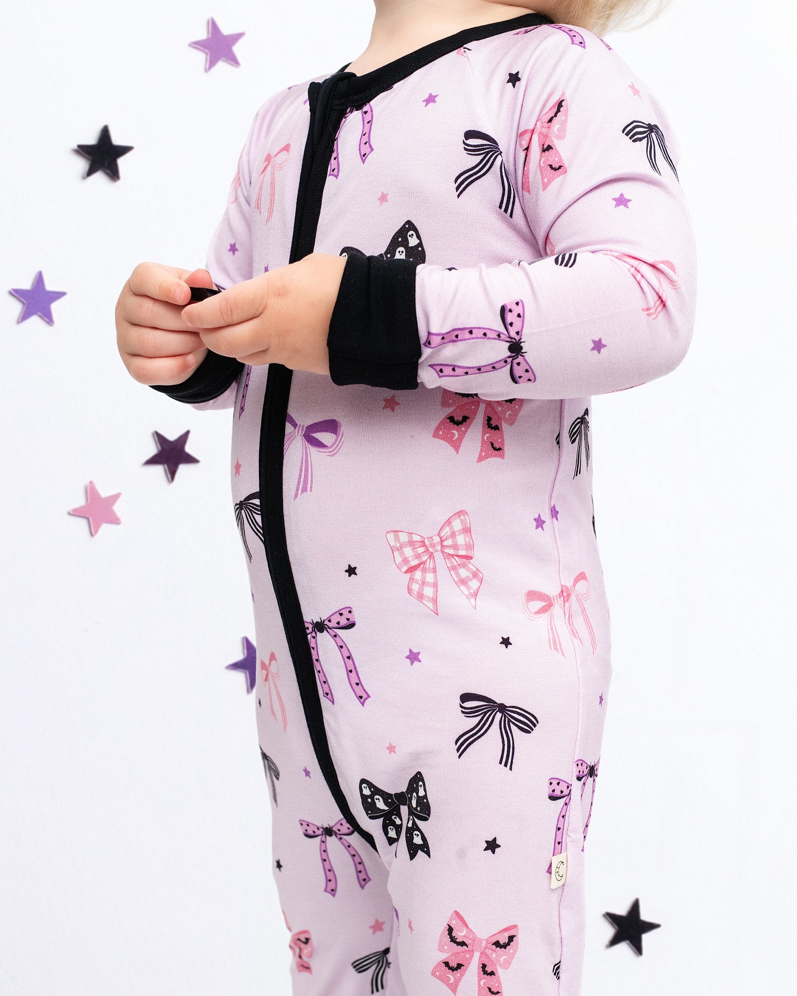 Bewitched Bows Zip Romper -PRE ORDER SHIPS 9/10