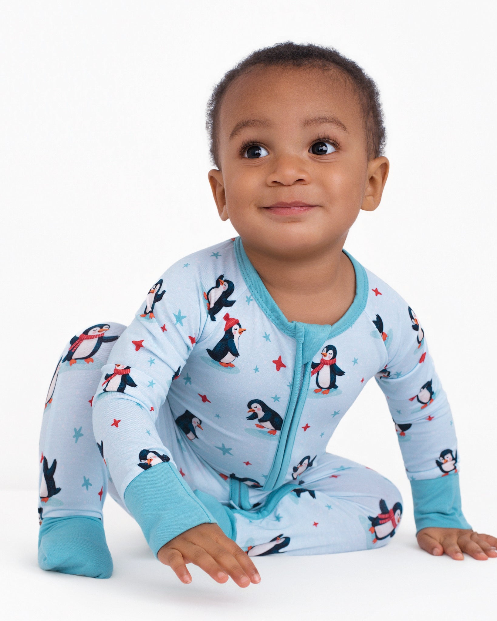 Penguin Pals Zip Romper