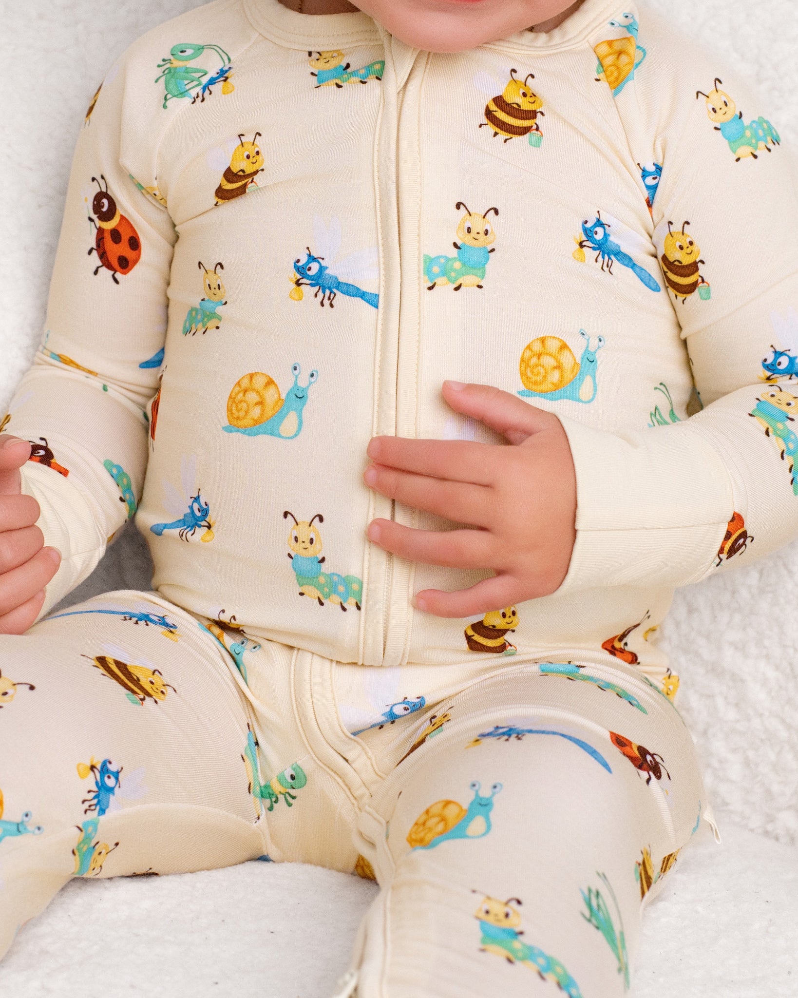 Busy Bugs Zip Romper