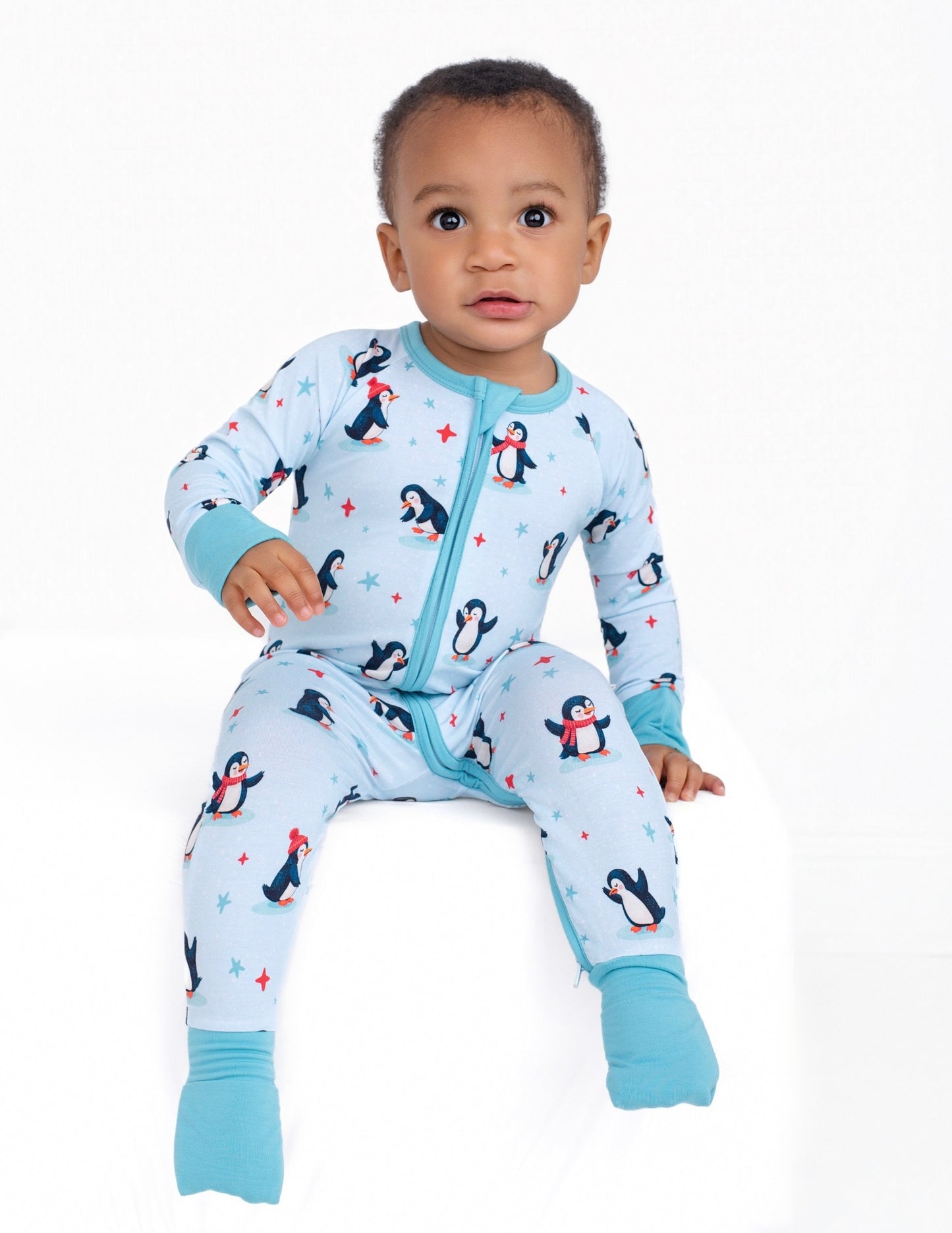 Penguin Pals Zip Romper