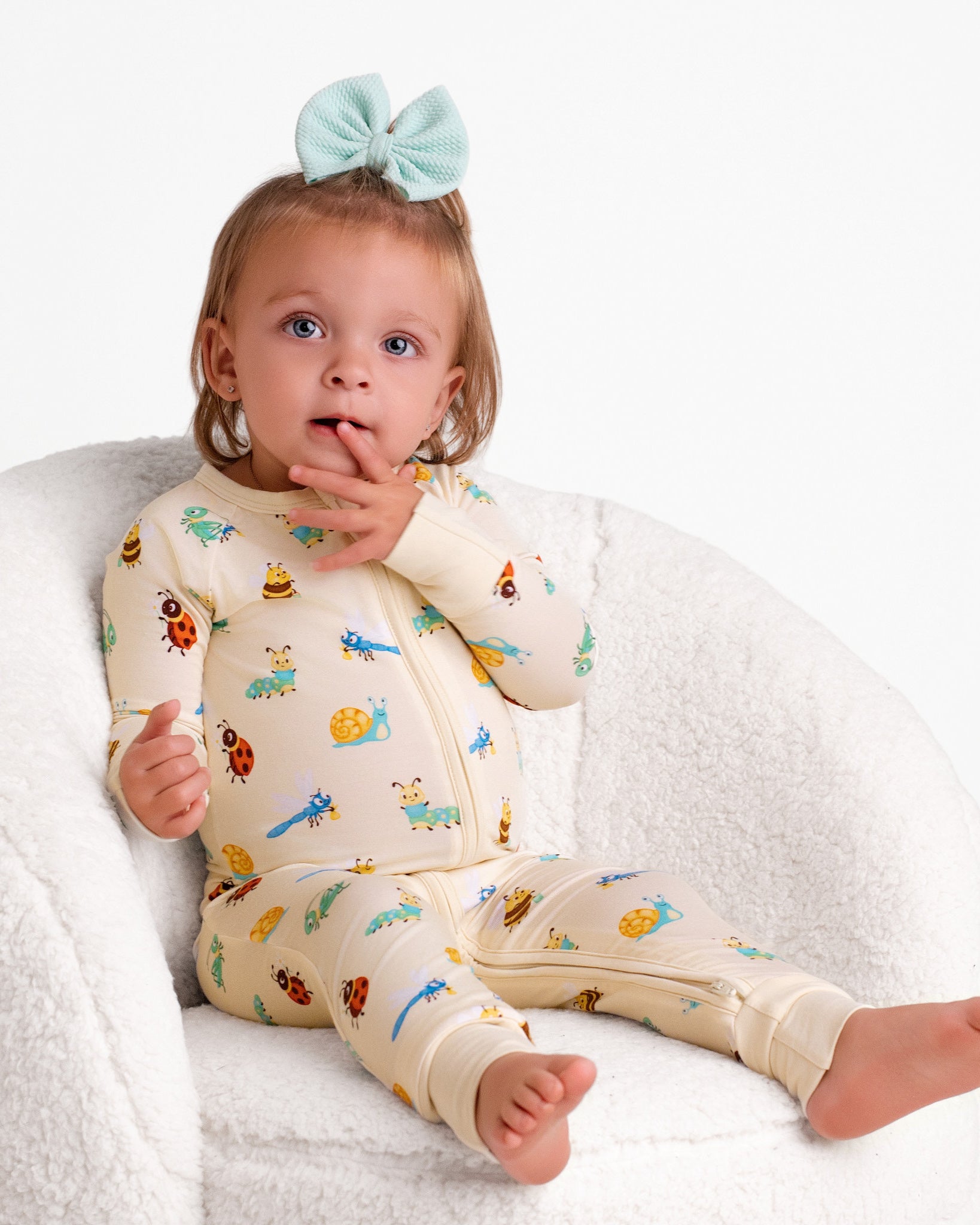 Busy Bugs Zip Romper