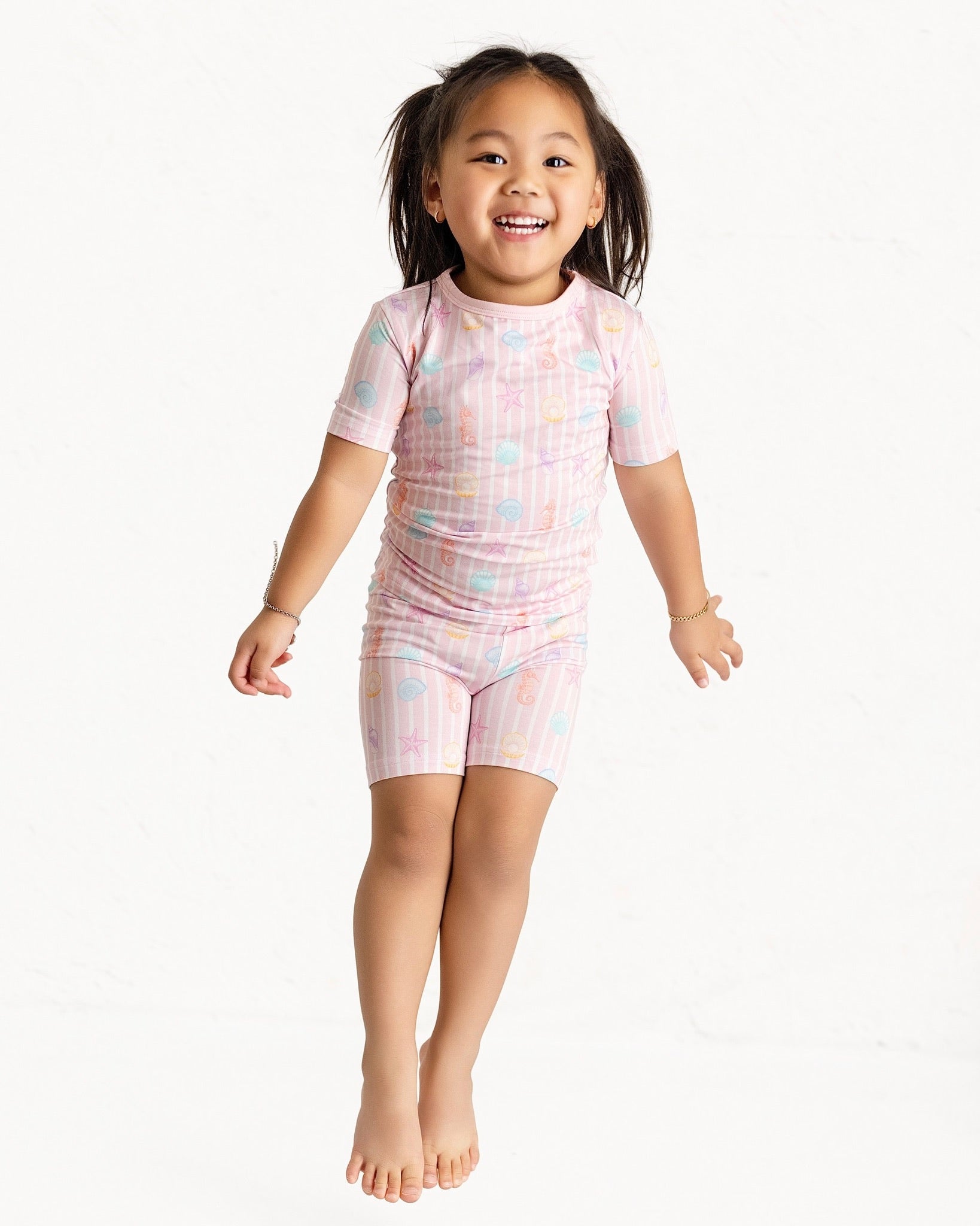 Coastal Dreams Two-Piece Short Sleeve & Shorts Set