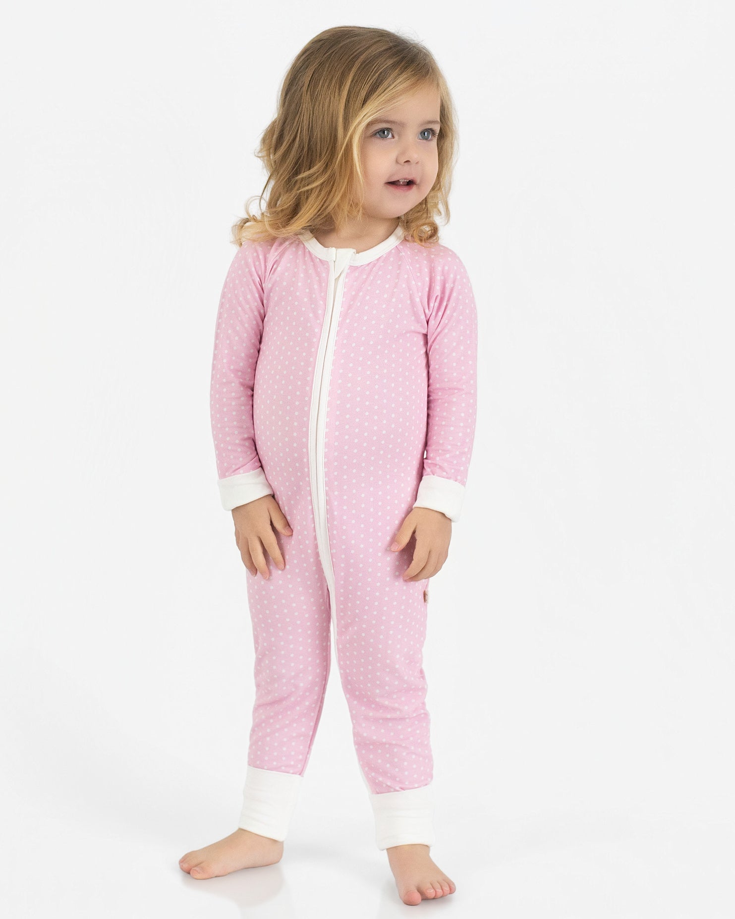 Polka Dots Zip Romper