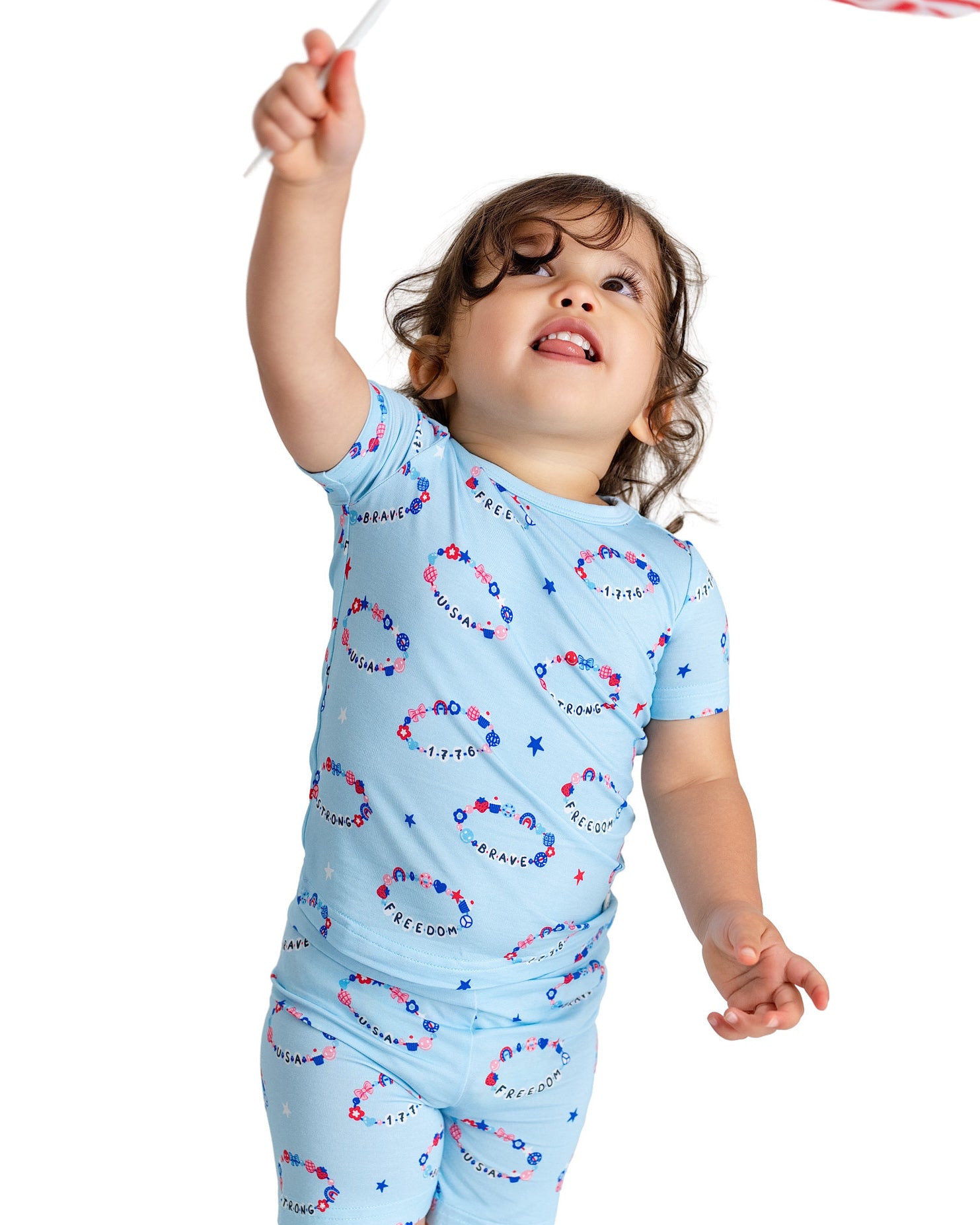 Freedom Bracelets Two-Piece Short Sleeve & Shorts Set