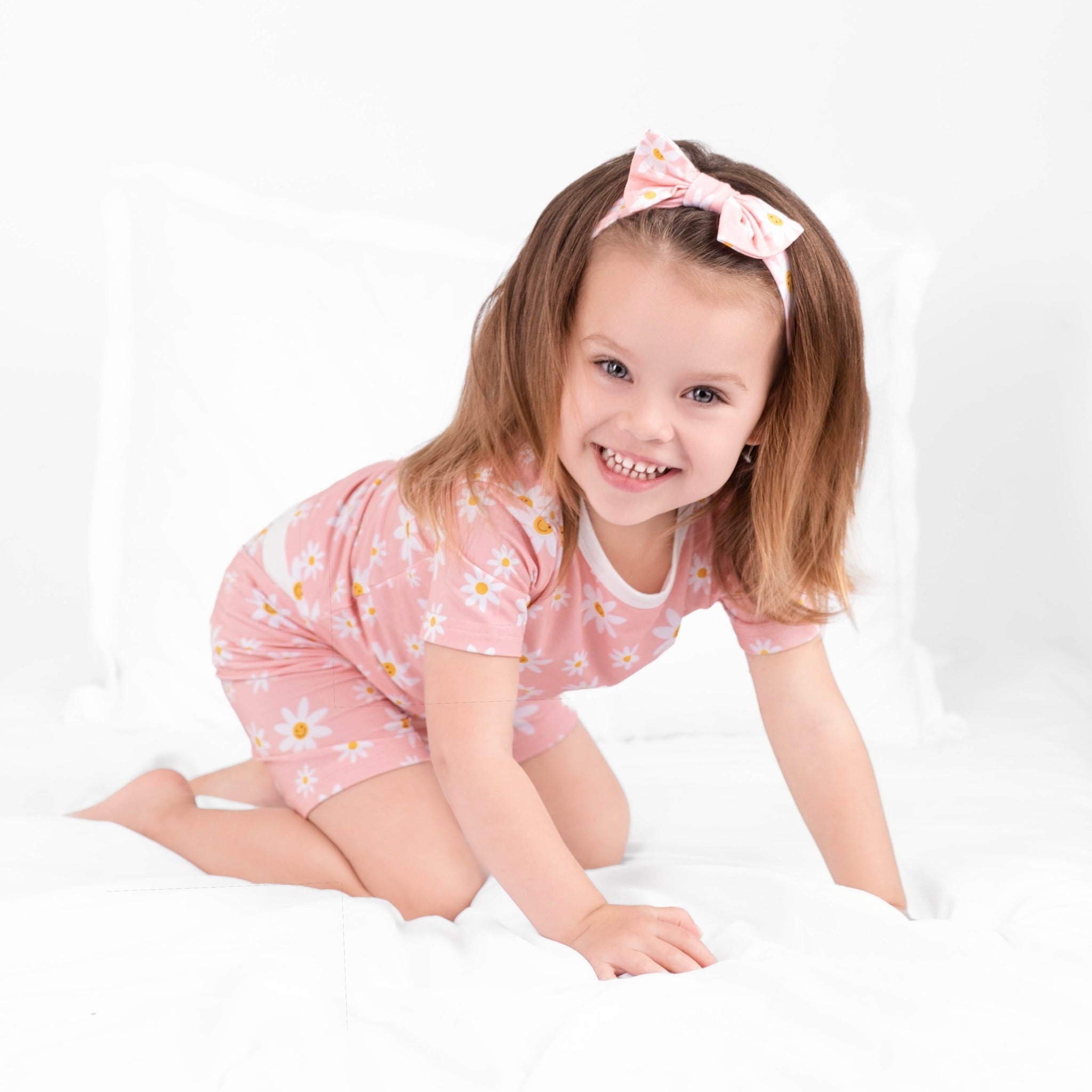 Daisy Mae Two-Piece Short Sleeve & Shorts Set