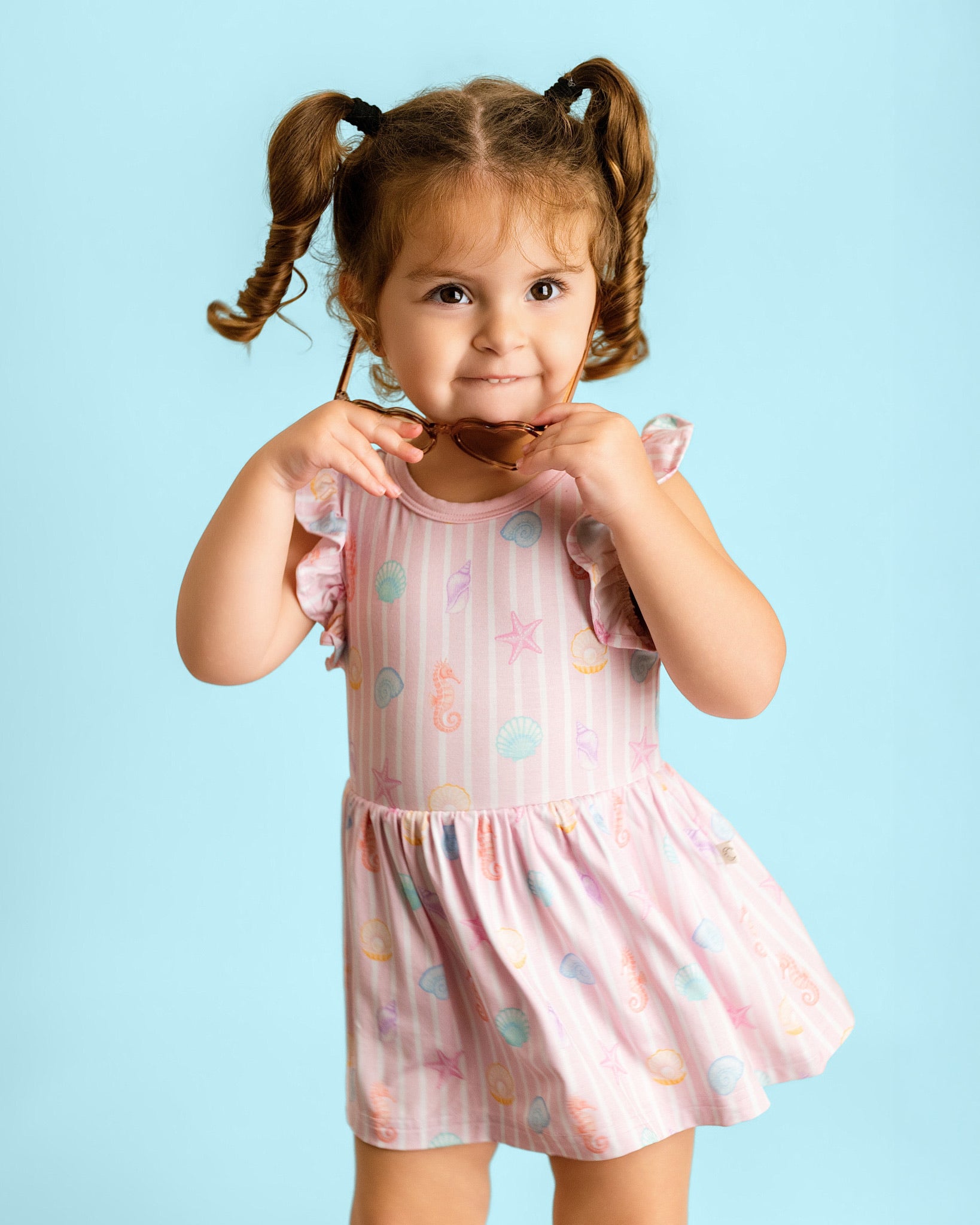 Coastal Dreams Twirl Dress with bodysuit