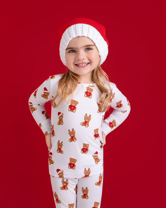 Christmas Bears Ribbed Two piece