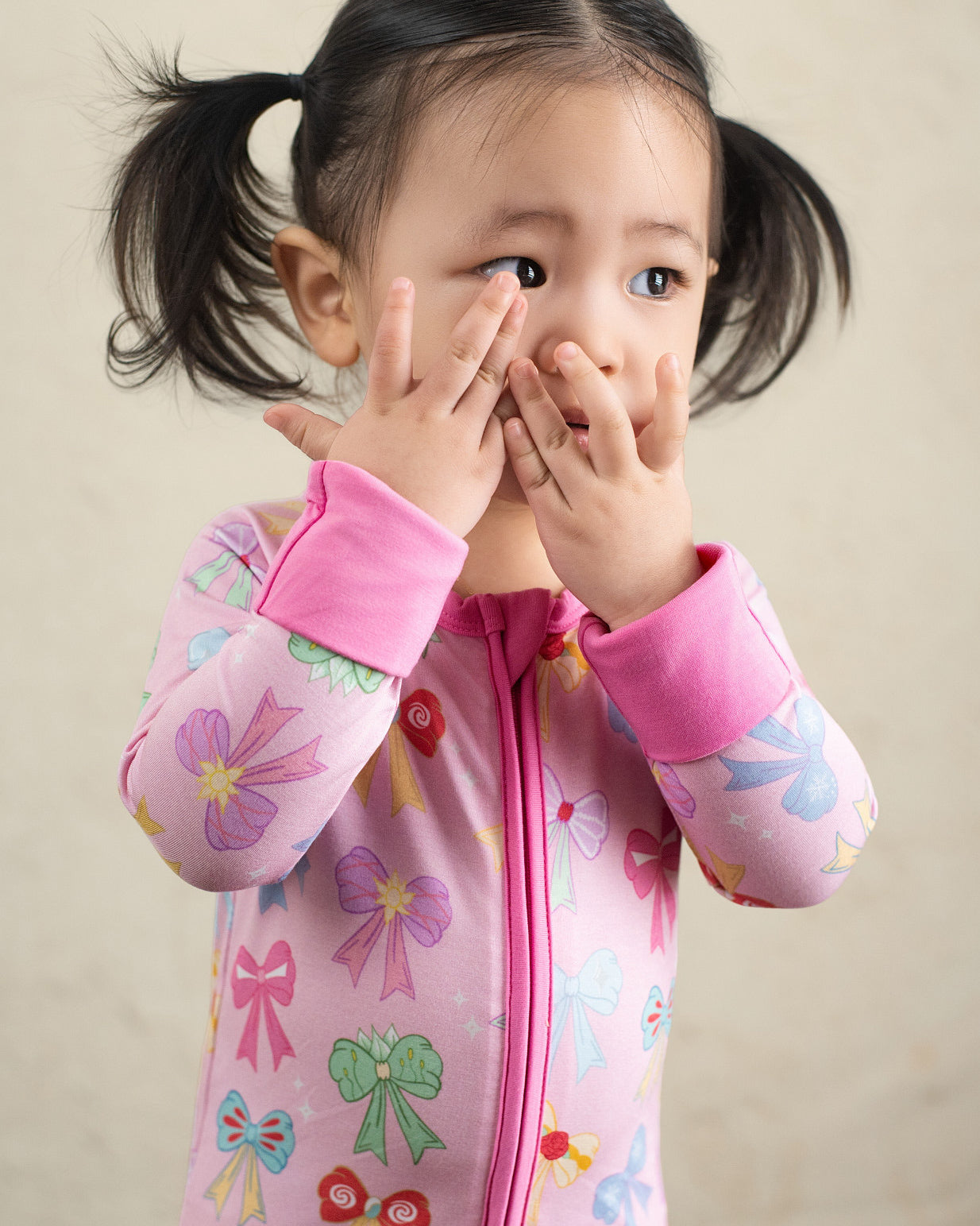 Fairytale Bows Zip Romper