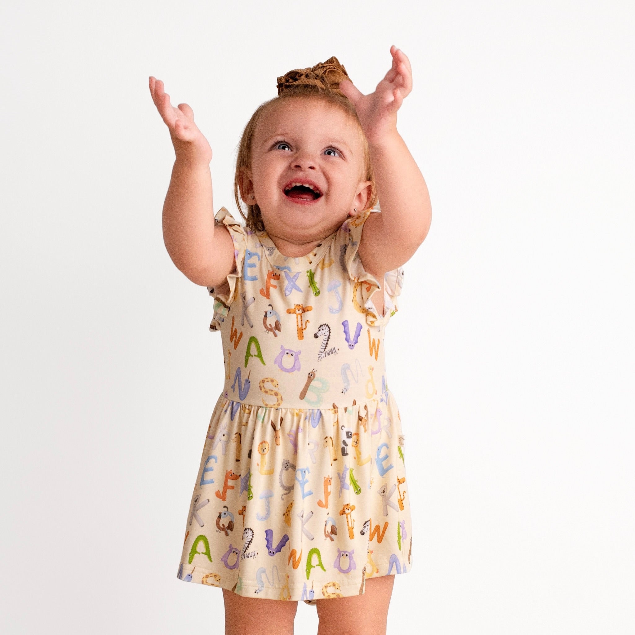 ABC Twirl Dress with bodysuit