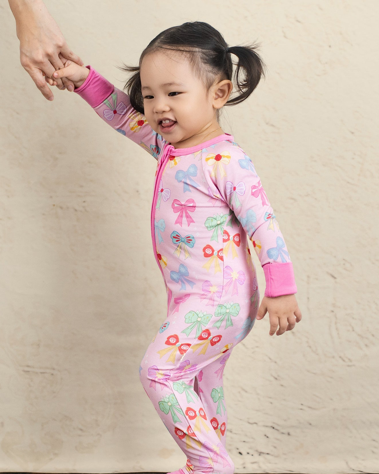 Fairytale Bows Zip Romper