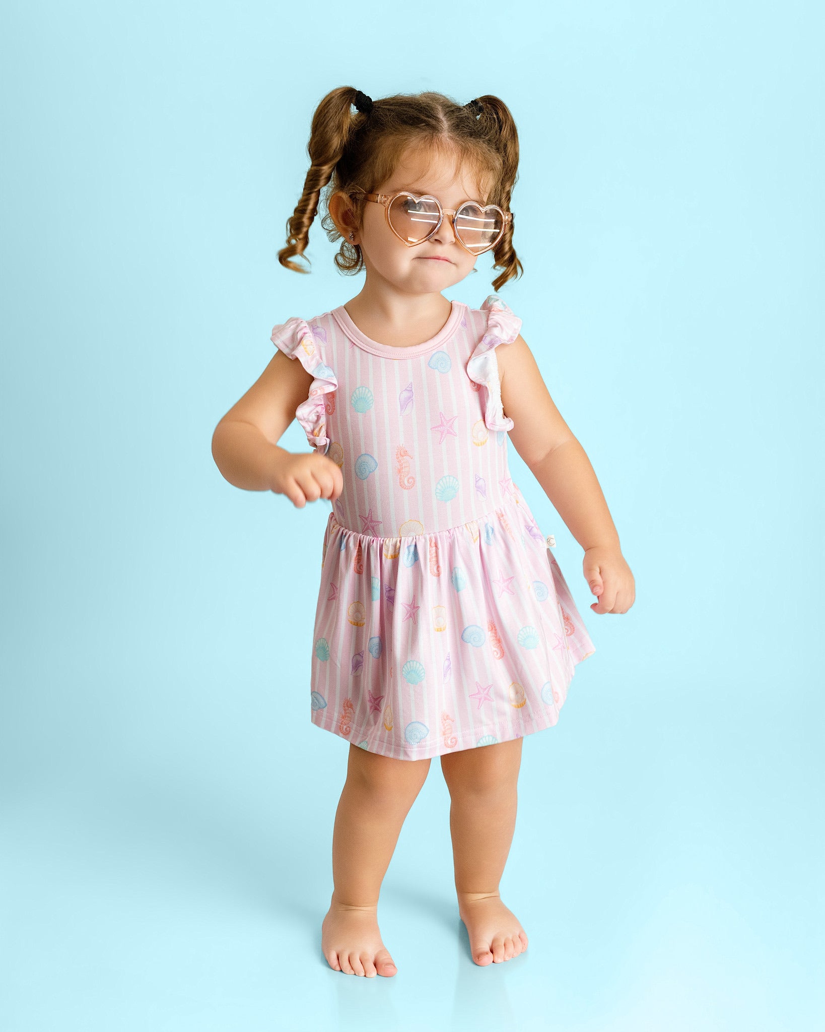 Coastal Dreams Twirl Dress with bodysuit