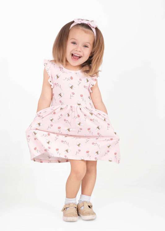 Blooming Bee Twirl Dress
