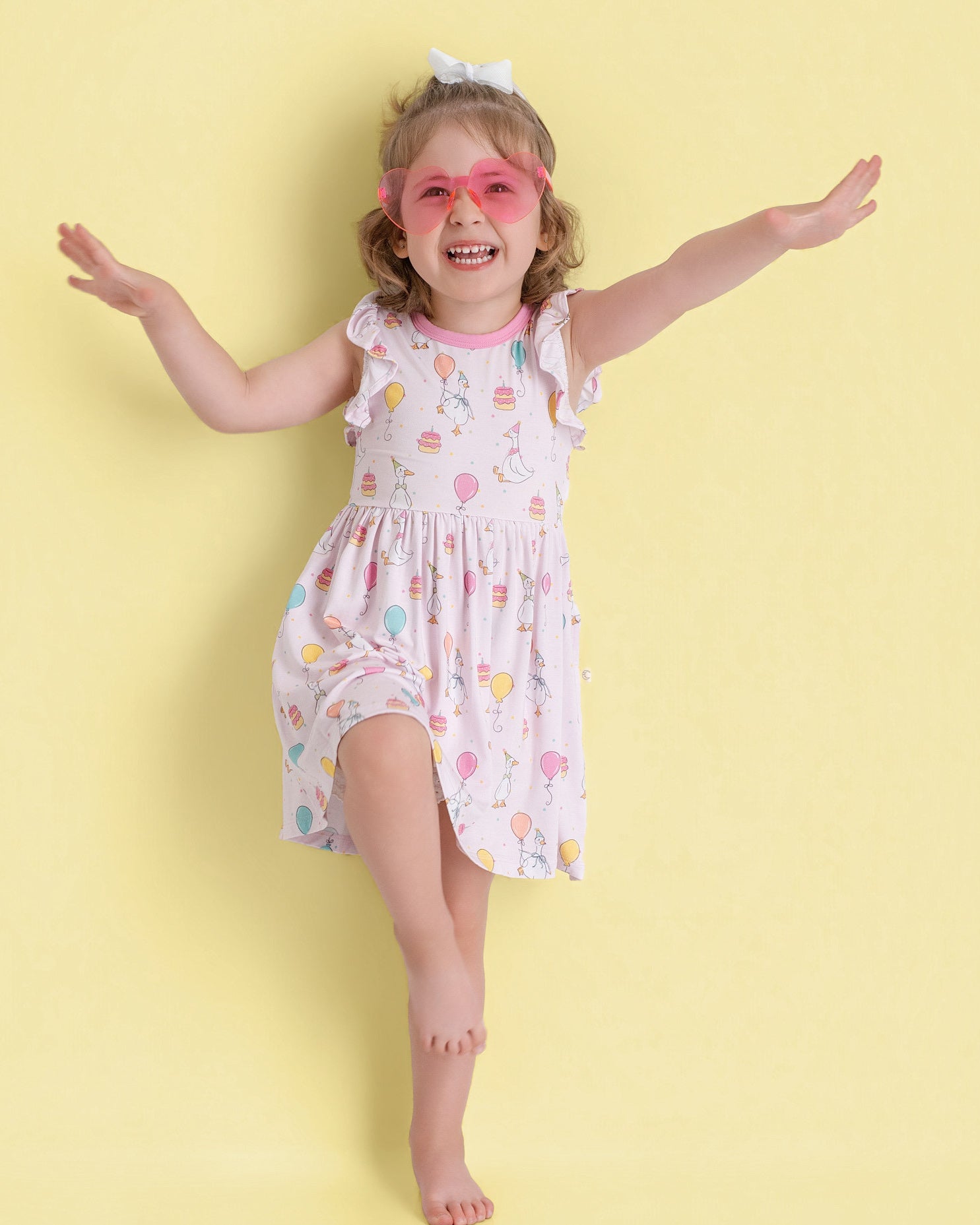 Party Geese Pink Twirl Dress
