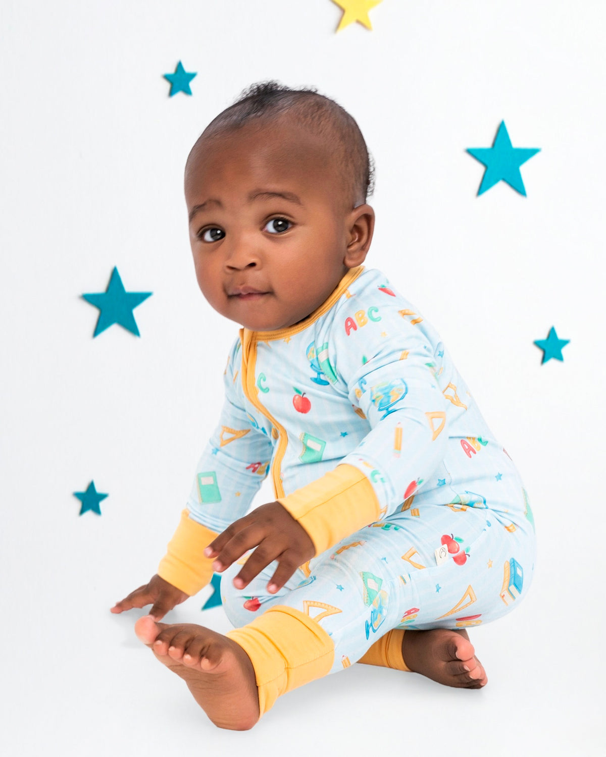 School Days Zip Romper
