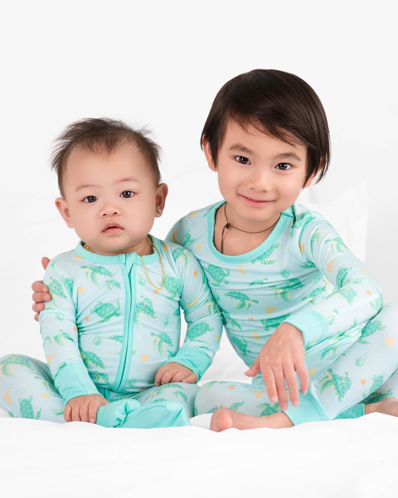 Dreamy Turtle Zip Romper